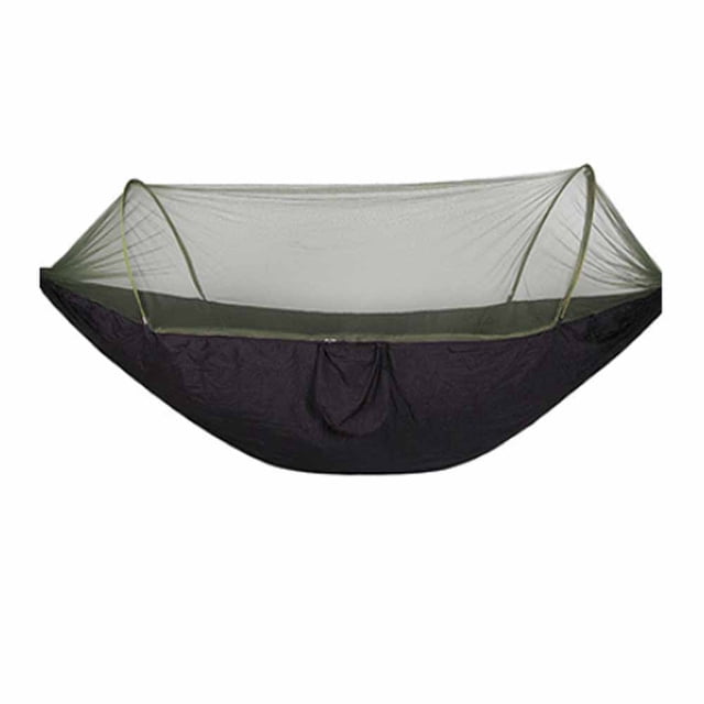 Hamac de Camping avec Moustiquaire, Balançoire de Voyage Extérieure Hamac de Couchage pour Randonnée Randonneur