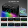 thumbnail image 6 of Emerson SmartSet Dual Alarm Clock Radio, 10W Bluetooth Speaker, 15W Wireless Charging, 7-Mode Rhythmic Color Changing LED Lights, CKSW7708M, 6 of 9