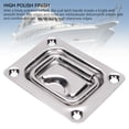 thumbnail image 4 of Recessed Hatch Pull Handle, 316 Stainless Steel Rustproof Flush Lifting Handle  for Yacht, 4 of 7