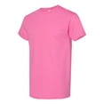 thumbnail image 2 of Men Heavy Cotton Multi Colors T-Shirt Color Azalea 2X-Large Size, 2 of 5