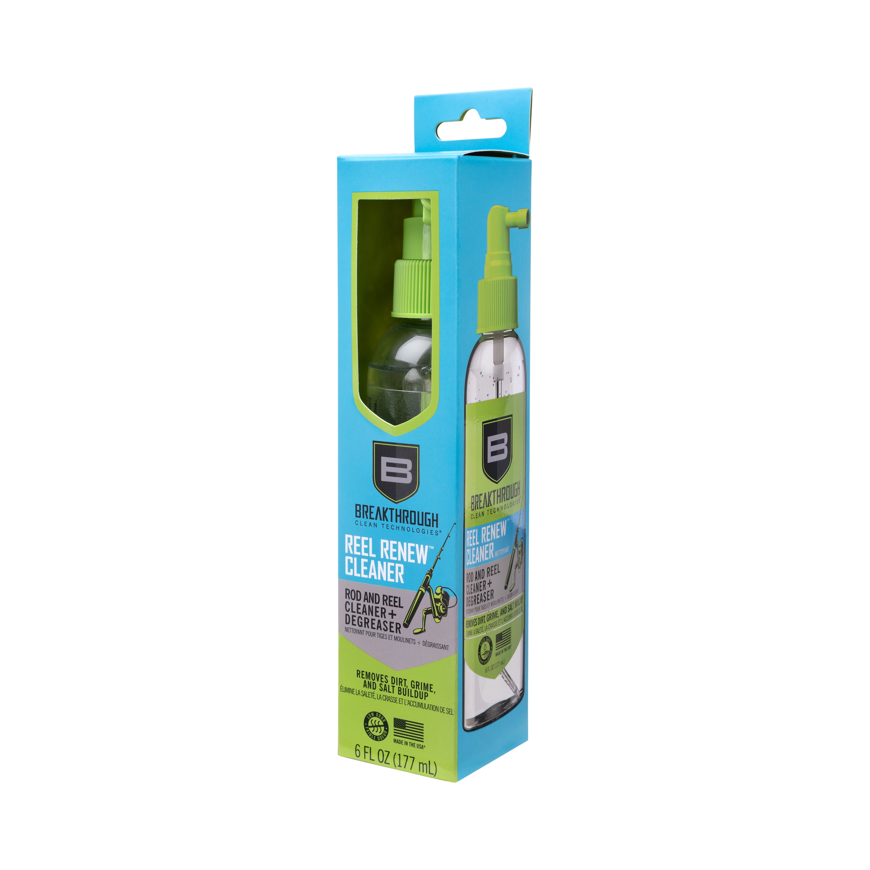 Breakthrough Clean Technologies® Reel Renew Rod & Reel Cleaner, 6Oz Pump Spray Bottle