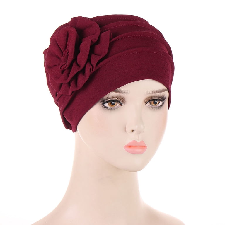 Wool Turban Hat, PreTied/ Knotted TODOZO Stretch Turban Hats for Women - African Knot  main image 4
