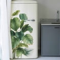 thumbnail image 7 of Tropical Green Leaf Pattern Bathroom Wall Decals, Waterproof Self-Adhesive Wall Stickers for Restroom and Shower Decoration, Fresh Greenery Art for Home Wall and Easter Decor, 21.3*39.4in, 7 of 7