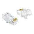 thumbnail image 2 of axGear Cat 5E Cat5e Modulaire RJ45 Connecteur de Câble Ethernet Fiche Cristal Head 100 Pcs, 2 of 7