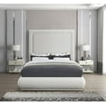 thumbnail image 4 of 72" High Padded Headboard in Creme Linen with Mattress Support -King, 4 of 7