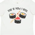 thumbnail image 4 of Inktastic Kawaii How I Roll Sushi Boys or Girls Toddler T-Shirt, 4 of 5
