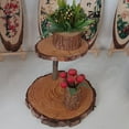 thumbnail image 6 of QHUDLV Stand Cake Dessert Display Tray Wood Serving Farmhouse Tiered Tier Party Rack Wooden Rus Wedding I3E0 Tower, 6 of 8