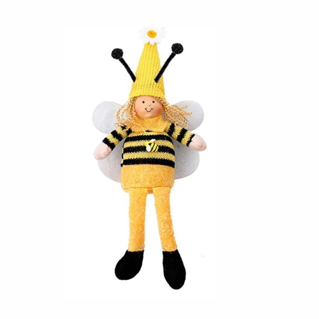 Escandinavo Tomte Miel Abeja Elfo Decoración Enano Muñeca Ornamento Para El Hogar Granja Cocina Advancent HA044196-00