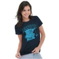 thumbnail image 3 of Minnesota MN Lake Life Fishing Smurfs Men's Graphic T Shirt Tees Brisco Brands S, 3 of 4