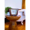 thumbnail image 4 of Hermle Wooden Frame Retro-Style Table Clock - 8" - Brown and Gold, 4 of 4