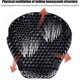 thumbnail image 5 of Motorcycle Seat Cushion Gel Shock Absorption 3d Honeycomb Mesh Breathable Motorbike Seat Pad Quick-drying Protective Ride Saddle Seat Cover Waterproof, 5 of 5