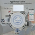 thumbnail image 3 of Gantch Smart Touch Wall Light Switch,Requires Tuya ZigBee Hub,Neutral Wire/N+L Wiring,No Capacitor,Smart Life APP Remote Control, Work with Alexa Google Home, 2MQTT,1/2 /3/4Gang White Black 2.5D, 3 of 10