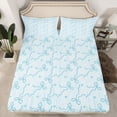 thumbnail image 2 of Feelyou Bowknot Love Heart Twin Sheet Sets, Fairy Princess Style Bedding, 3-Piece, 2 of 7