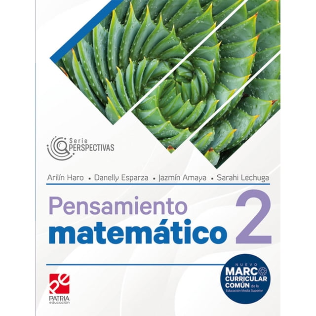 Pensamiento matemático 2. Serie Perspectivas Blanco