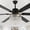Black, variant on Bella Depot 65" Modern Black Crystal Large Ceiling Fan 6-Speed Reversible Chandelier with Light and Remote Control