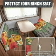 thumbnail image 2 of XYZCANDO Polynesia RV Dinette Cushion Covers Comfortable Tropical Floral Pattern RV Accessories for Inside Loveseat Sofa Chair Cover Furniture Protector Washable Sofa Covers for 2 Cushion Couch, 2 of 7