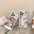 thumbnail image 4 of Funda de teléfono transparente con diseño de cachorro Snoopy y Charlie Brown para iPhone 16, 15, 14, 13, 12, 11 Pro Max, Xr y 16 Plus, bonita funda de dibujos animados, 4 of 5
