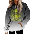 Clearance Before Christmas! Gotyou Grinch Hoodie Men And Women's Solid Color Hoodie Hoodie ...