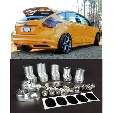 For 13-Up Ford Focus ST / RS 5Dr Hatchback ANODIZED SILVER Rear Wing