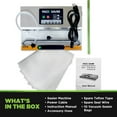 thumbnail image 5 of Pack Saver Vacuum Sealing Machine, Extra Wide, Dual Pump, One-Hand Operation, Built-In Fan, Commercial Grade, Versatile and Multifunctional, 16" Extra Large, 5 of 10
