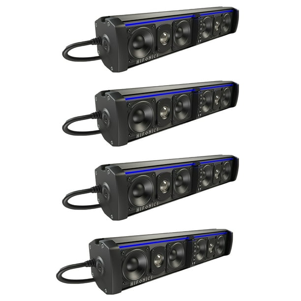 Hifonics Powered 6Speaker ATV UTV Sound Bar w/ Integrated Amp TPS6