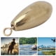 thumbnail image 2 of 5 unids/bolsa pesca al aire libre plomos de cobre pesas accesorios de aparejos de pesca (5g), 2 of 5