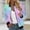 A, variant on Women's Full Sequin Bomber Jacket Zip Up Long Sleeve Sparkly Glitter Lightweight Outerwear Coat Red L