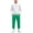Green, variant on BXJX Boys Cotton Outfit Sets Size 10-12, 2 Piece School Long Sleeve Crew Neck Sweatshirts and Joggers Sets Beige