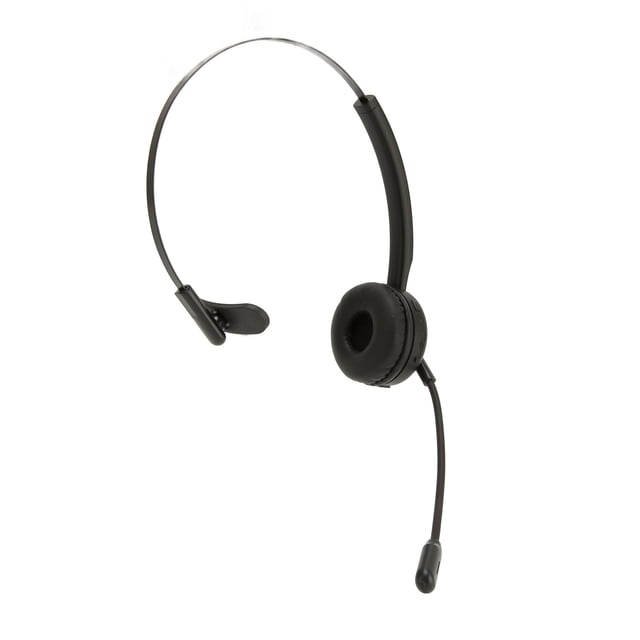 Auricular de teléfono inalámbrico Diadema flexible Auriculares de servicio al cliente inalámbricos de un solo oído Micrófono giratorio para PC para computadora