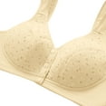 thumbnail image 6 of fheaev Front Closure Bra For Women No Underwire Plus Size Full Coverage Bras Full-Freedom Convenient Front Snap Bras Post Surgery Comfort Front Button Bra Minimizer Bra Wireless Everyday Bras, 6 of 8