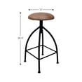 thumbnail image 5 of Handmade Bar Stool Iron & Leather Contemporary Dark Tan, 5 of 5