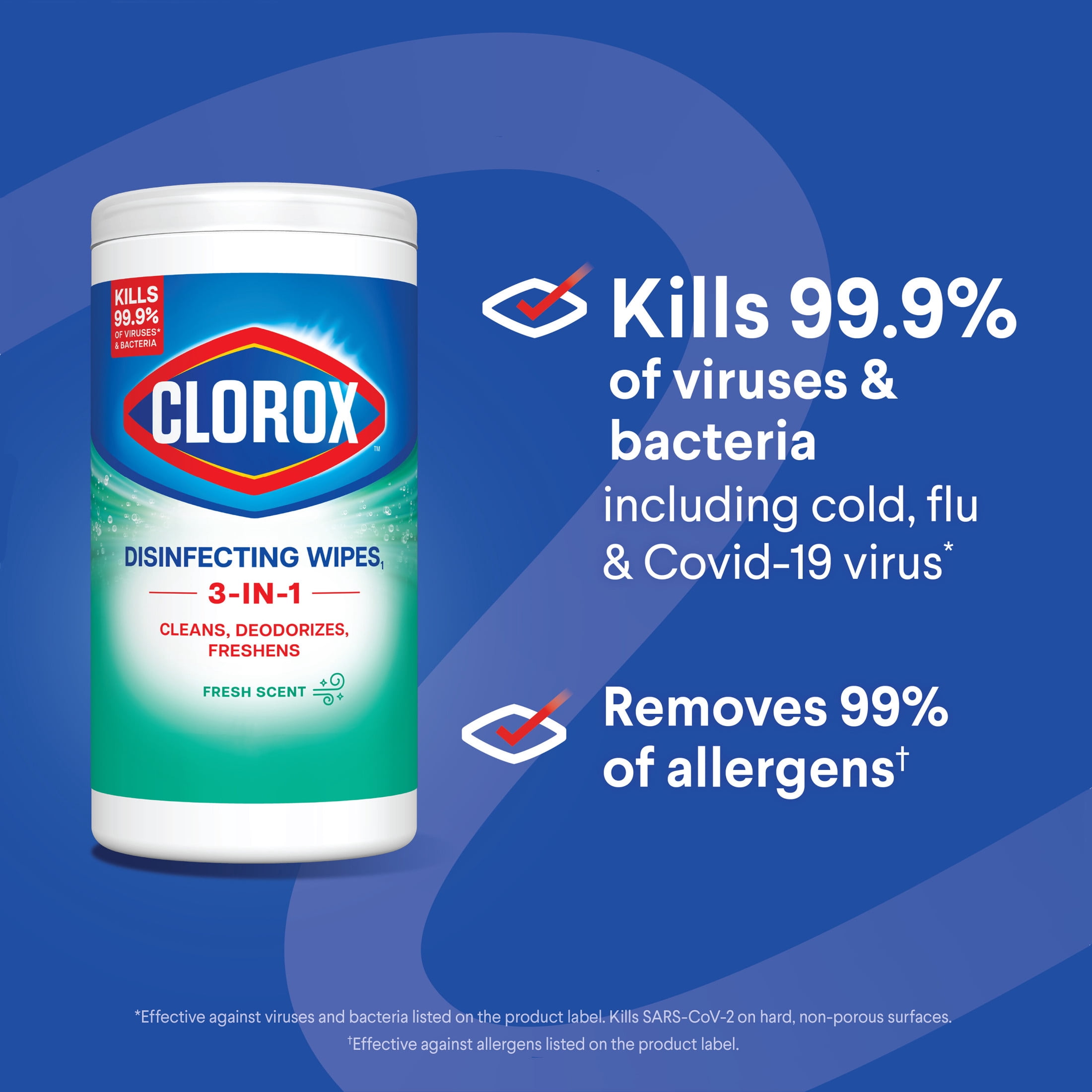 Clorox Disinfecting Cleaning Wipes, Bleach Free, Fresh Scent, 35 Count