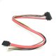 thumbnail image 2 of Hard Drive Data Power Supply Integrated Cable Small 4Pin Female & SATA 3.0 Male to SATA 22Pin(7+15P, 2 of 5