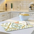 thumbnail image 6 of Ethic Ikat Bohemian Dish Drying Mat for Kitchen Counter, Ultra Absorbent Reversible Microfiber Dishes Drying Rack Pad Heat-resistant Mats , 16"x18", 6 of 7