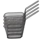 thumbnail image 2 of 4 piezas de cesta de red para freír de acero inoxidable, colador para cocinar papas fritas, herramienta de cocina para alimentos, color negro, 2 of 15