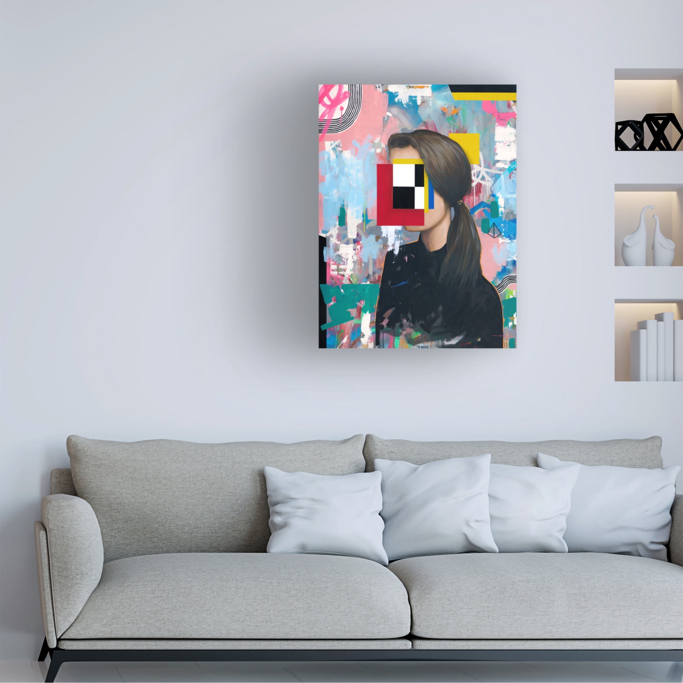 Trademark Fine Art Famous When Dead Girl 1 Canvas Wall Art