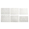 thumbnail image 1 of 30PCS Frosted Slide Zip Plastic Bags Daisy Pattern Reusable Lightweight Portable Shirt Packaging Bags for Clothes, 1 of 8