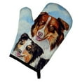 thumbnail image 1 of Carolines Treasures 7009OVMT Australian Shepherd What a pair Oven Mitt, 1 of 3