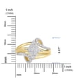 thumbnail image 2 of Natalia Drake 1/7 Cttw Diamond Fashion Ring for Women in Yellow Gold Plated Sterling Silver Size 9, 2 of 4