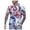 Z1-Blue, variant on FUZHIQ Men's Patriotic Red Blue White Tie Dye T-Shirt Casual Short Sleeve Crew Neck Tee Summer Lightweight Soft Tops Daily Vacation Streetwear Tees for Men,L