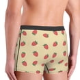 thumbnail image 3 of Disketp Strawberries Men's Boxer Briefs,Soft and Breathable Cotton Underwear with ComfortFlex Waistband, 3 of 7