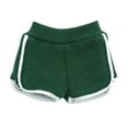 thumbnail image 3 of Colección de accesorios para pantalones cortos de yoga femeninos a escala 1/6 para figuras de acción de 12" Verde oscuro, 3 of 9