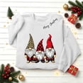 thumbnail image 6 of NSLGXD Women's Christmas Sweatshirt Cute Gnomes Print Crewneck Long Sleeve Casual Fall Winter Holiday Tops S-2XL, 6 of 9