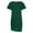 Green summer dresses, variant on SEMPAI Summer Dress for Women Summer Dresses Short Sleeve Round Neck Solid Knee-Length Dress Summerdresses Casual