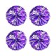 thumbnail image 1 of Soidarity 4 unids/set destacan con pompones de porristas de mano, pompones de porrista no tóxicos y duraderos Animadoras Plata mixta violeta, 1 of 6