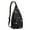 Black-27, variant on Abstract Shark Art Shoulder Bag - Mystical Sea Creature Design Sling Backpack (Water-Resistant & Stylish)