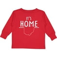 thumbnail image 3 of Inktastic It's Home State of Ohio Outline Boys or Girls Long Sleeve Toddler T-Shirt, 3 of 5