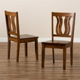 thumbnail image 6 of Bowery Hill Walnut Brown Finished Wood 2-Piece Dining Chair Set, 6 of 8
