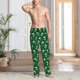 thumbnail image 2 of Balery Happy St. Patrick's Day Pantalones de pijama para hombre, pijama ultraligero, pantalón de descanso-Small, 2 of 6