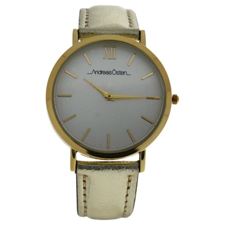 AO-199 Hygge - Gold/Champagne Gold Leather Strap Watch